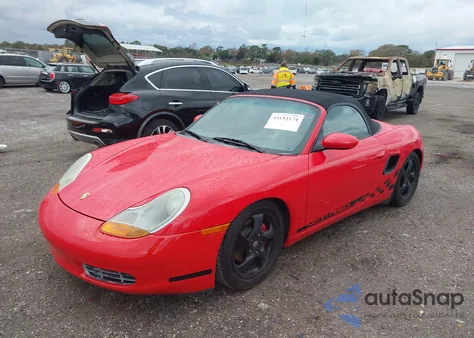 2001 Porsche Boxster z USA, uszkodzony, nr VIN WP0CA29871U621499